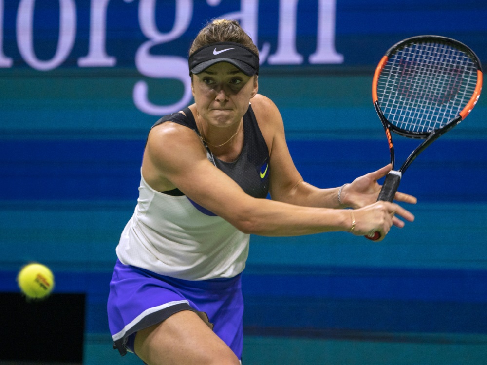 Jelena Switolina kämpft am Donnerstag um den Finaleinzug