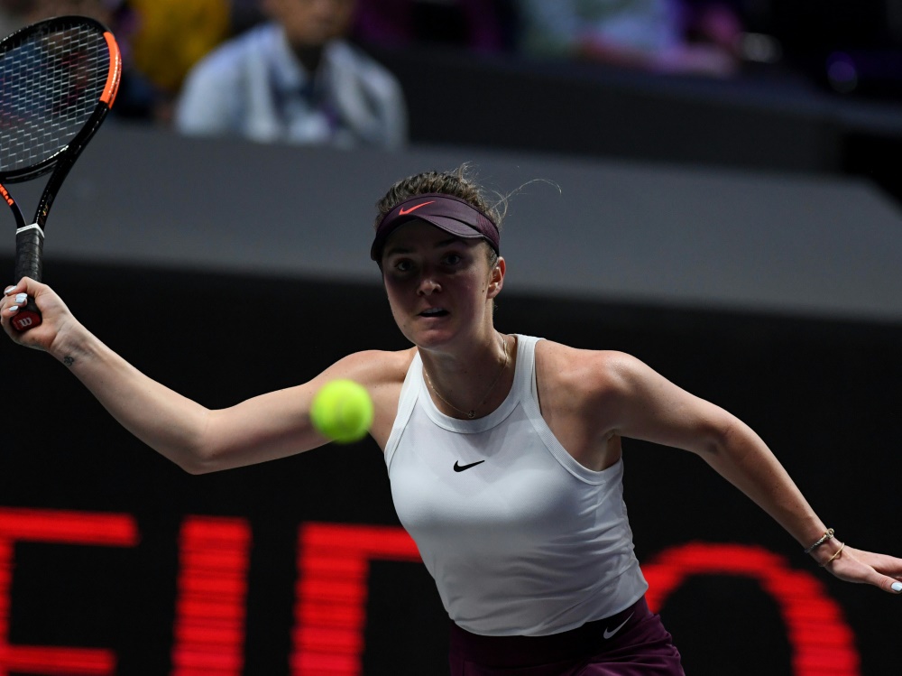Jelena Switolina gewinnt gegen Simona Halep