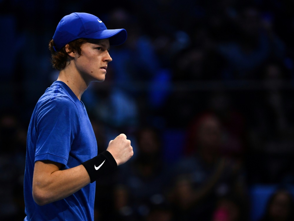 Jannik Sinner siegte in drei Sätzen