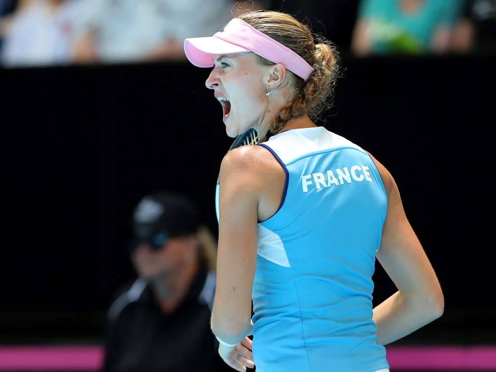 Sieg gegen die Weltranglistenerste: Kristina Mladenovic