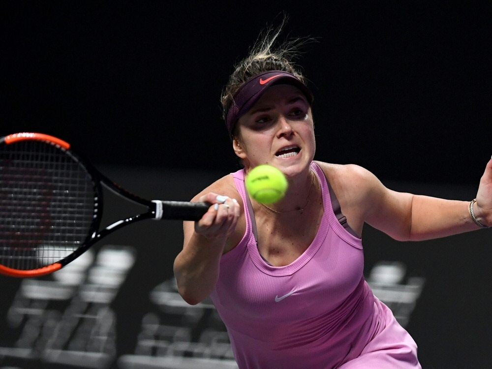 Jelena Switolina steht ungeschlagen im Halbfinale