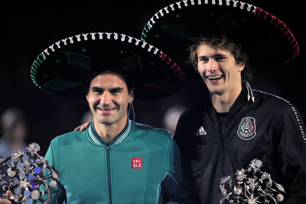 TOPSHOT-TENNIS-MEXICO-EXHIBITION-FEDERER-ZVEREV
