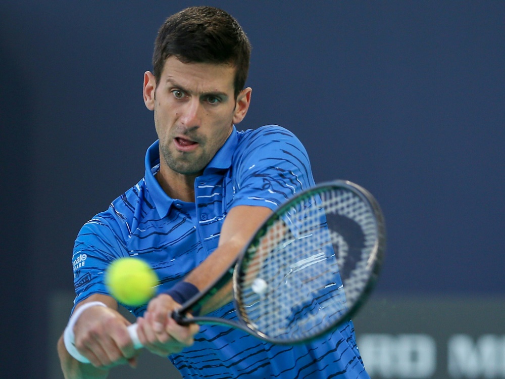 Trifft im Halbfinale auf Federer: Novak Djokovic