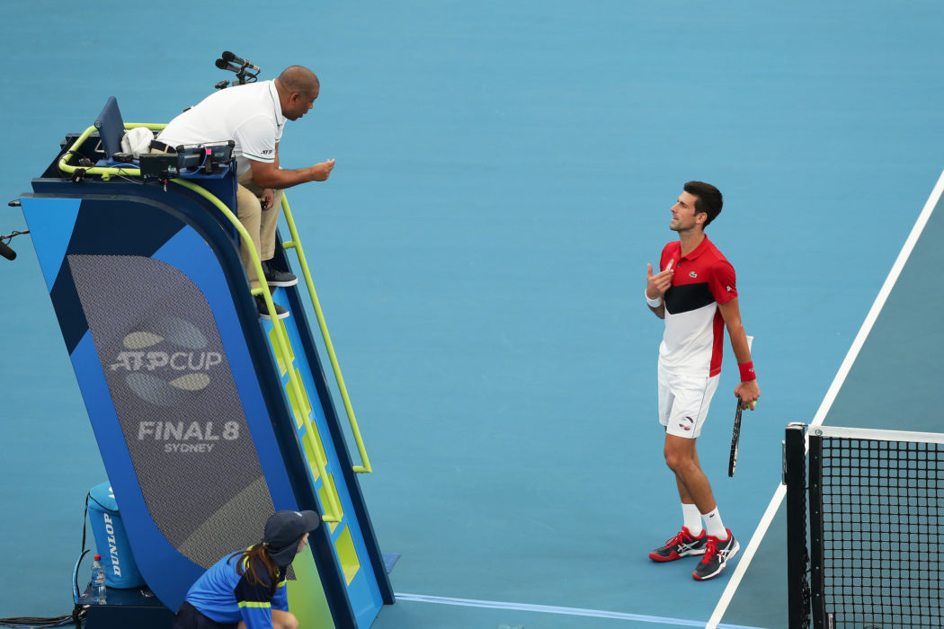 Carlos Bernardes, Novak Djokovic – ATP Cup