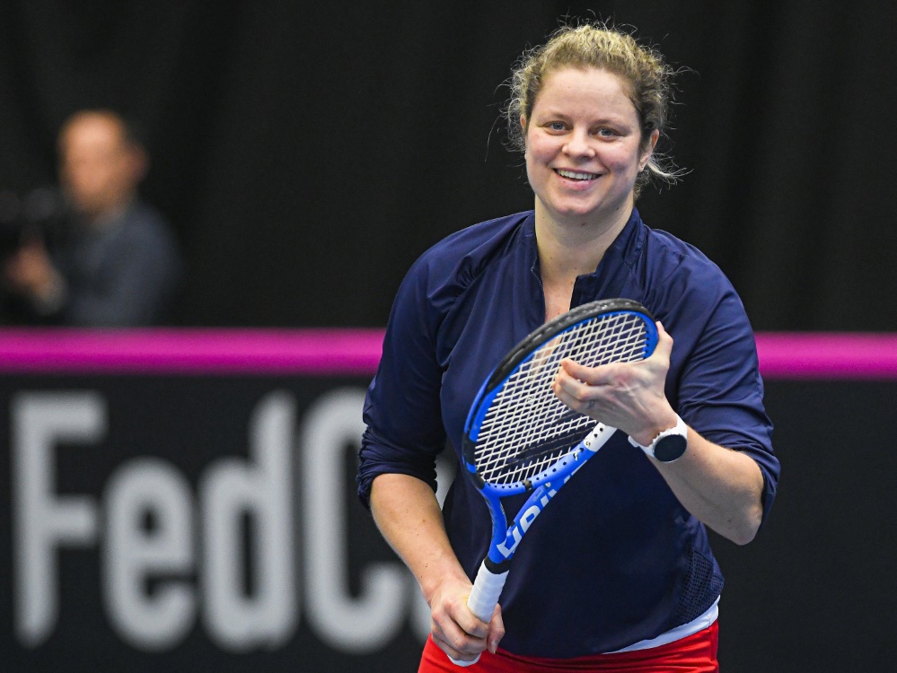 Kim Clijsters feiert in Dubai ihr Comeback