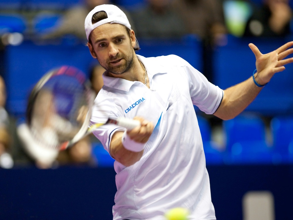 Nicolas Kiefer 2009 beim ATP-Turnier in Lyon