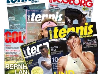 Ihr tennis MAGAZIN Care-Paket: Lesen geht immer!