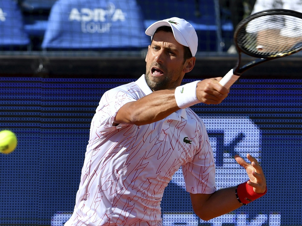Auch Novak Djokovic wurde positiv auf Corona getestet