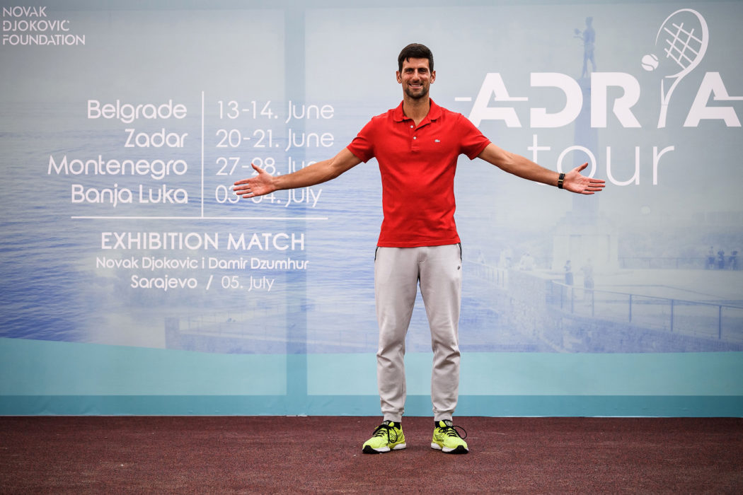 TENNIS-SRB-DJOKOVIC-ADRIA