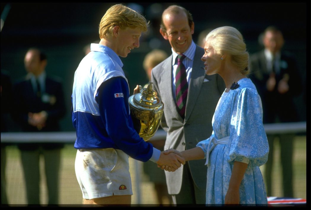 BECKER GERMANY WIMBLEDON TROPHY