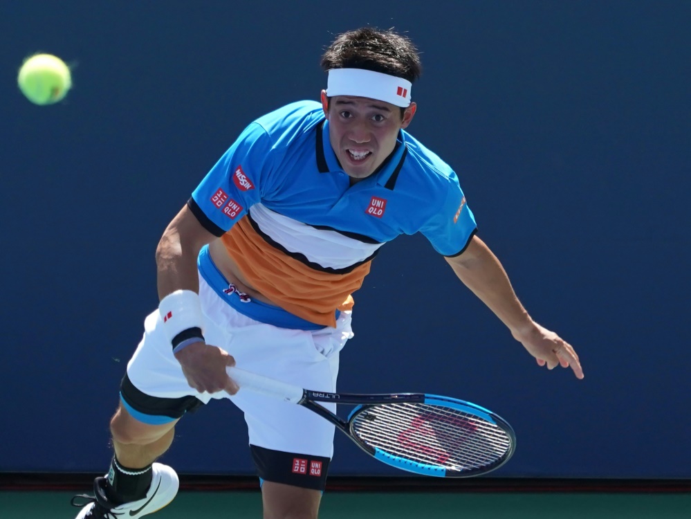 Kei Nishikori wurde positiv auf das Coronavirus getestet
