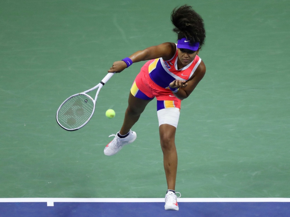 Osaka zeigte im Achtelfinale eine starke Leistung.