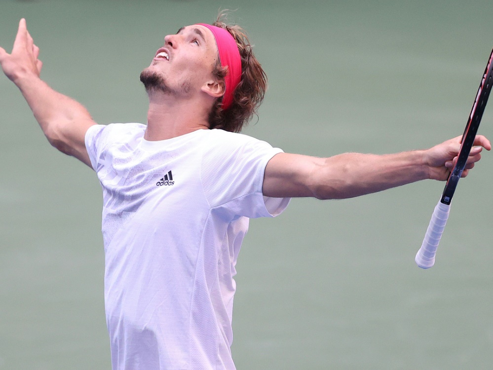Beflügelt ins Halbfinale der US Open: Alexander Zverev