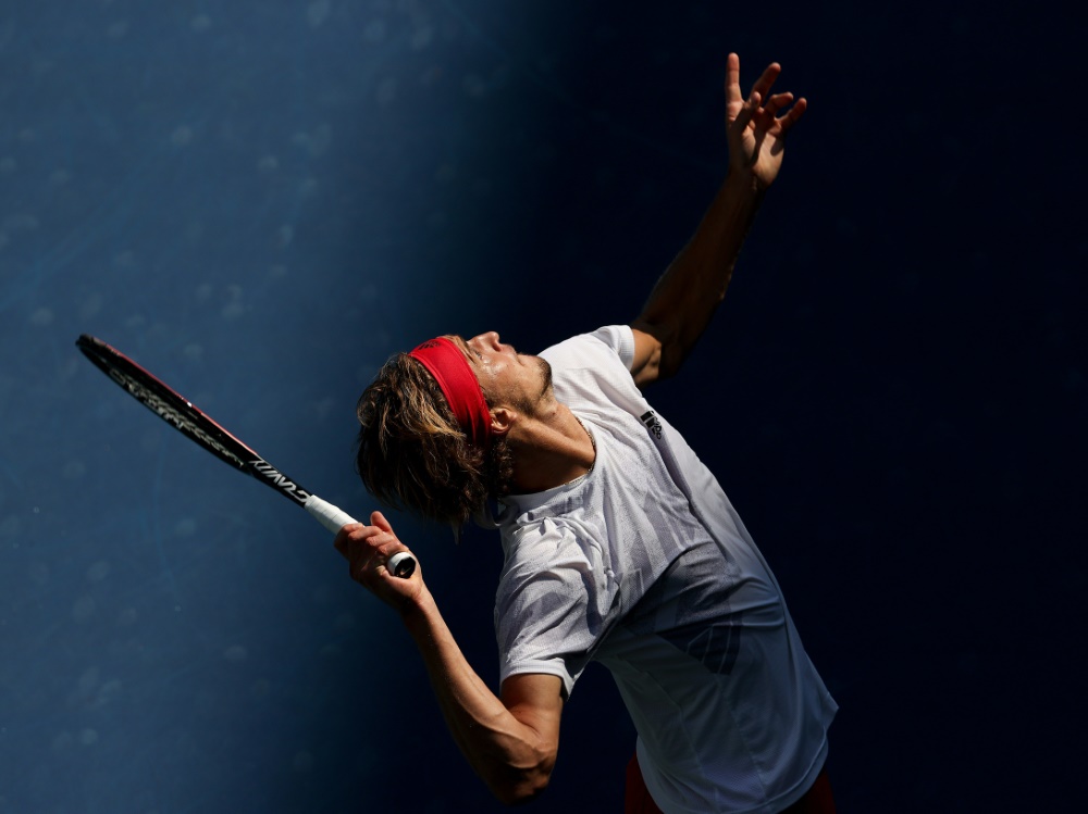 Am Dienstag gegen Borna Coric: Alexander Zverev