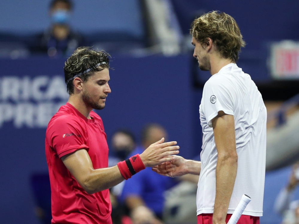 Zverev (r.) verlor nach über vier Stunden