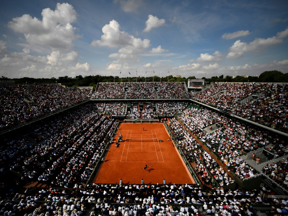 Zu den French Open dürfen am Tag wohl nur 1000 Zuschauer