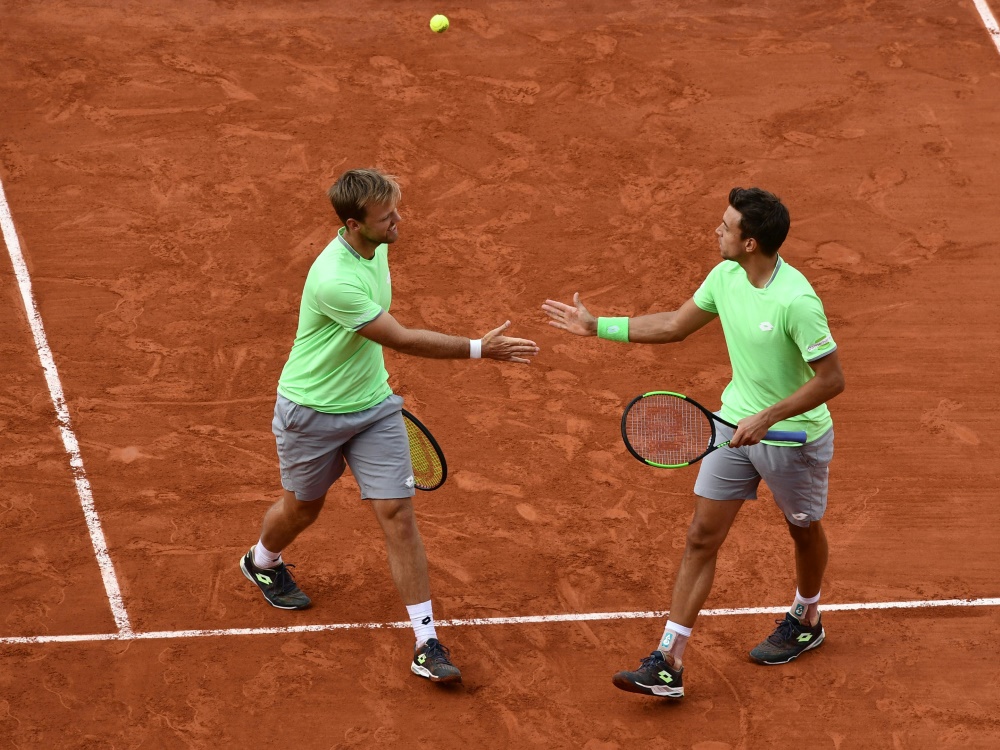 Krawietz/Mies stehen im Viertelfinale der French Open