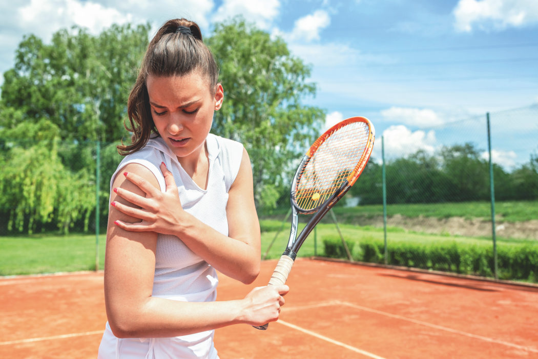 Schulter Tennis