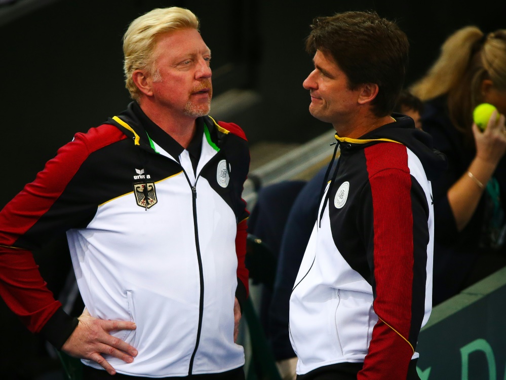 Michael Kohlmann (r.) wird Nachfolger von Boris Becker