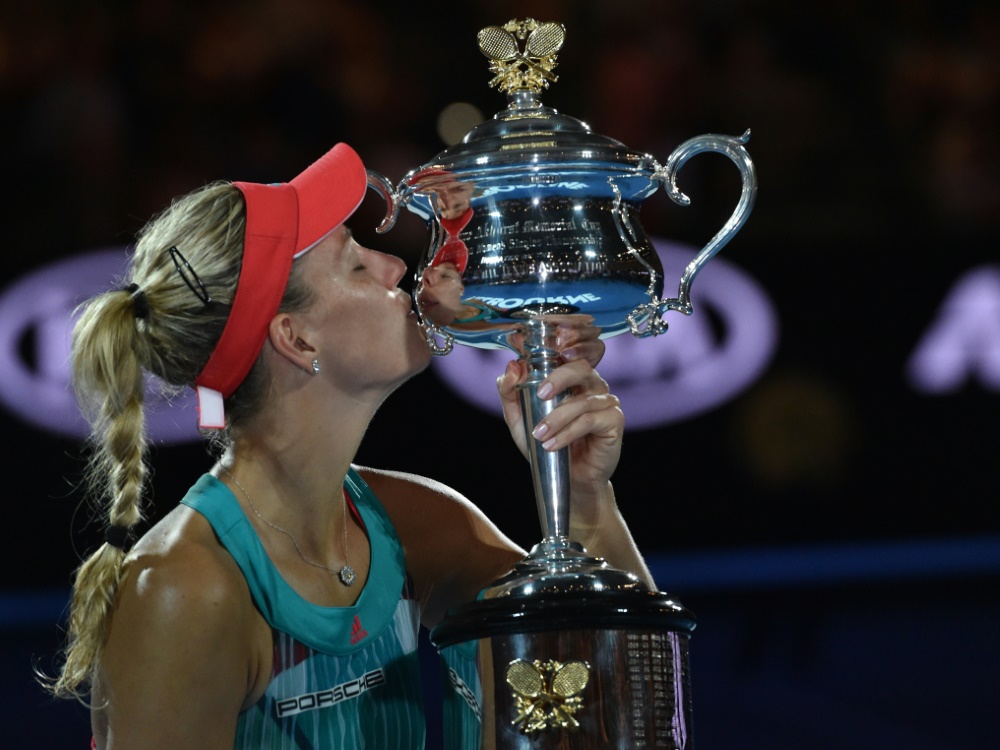 Kerber gewann 2016 ihren ersten Grand-Slam-Titel