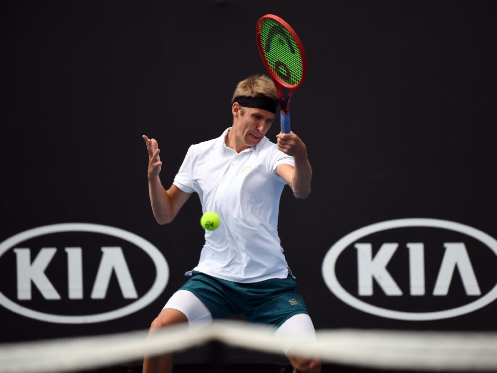 Stebe muss sich Kevin Anderson geschlagen geben