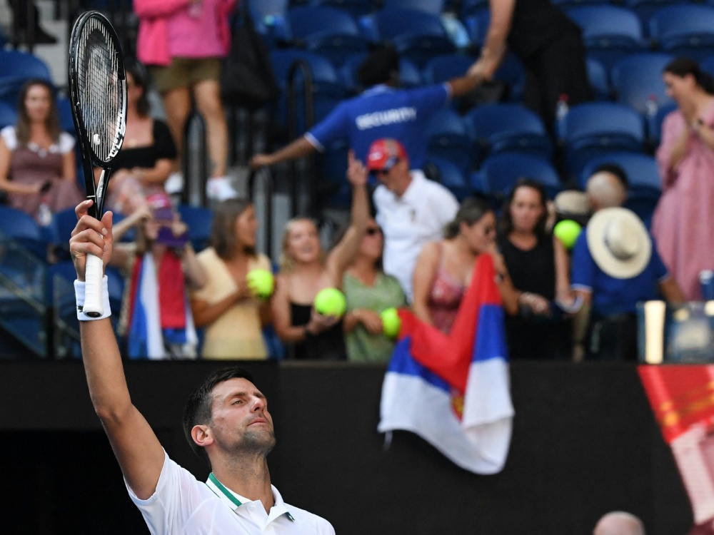 Mit Mühe weiter: Novak Djokovic