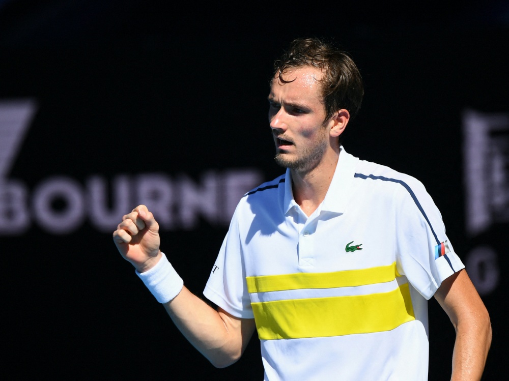 Medwedew reitet weiter auf der Erfolgswelle