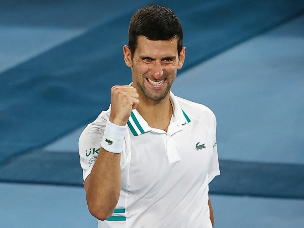 Trifft im Finale auf Medwedew: Novak Djokovic