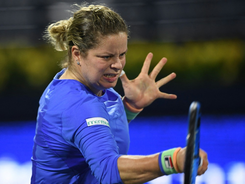 Clijsters verzichtet auf die Teilnahme in den USA