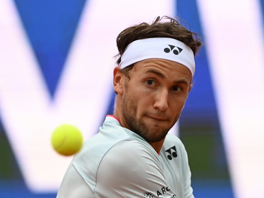 Hat den Ball ganz genau im Blick: Casper Ruud