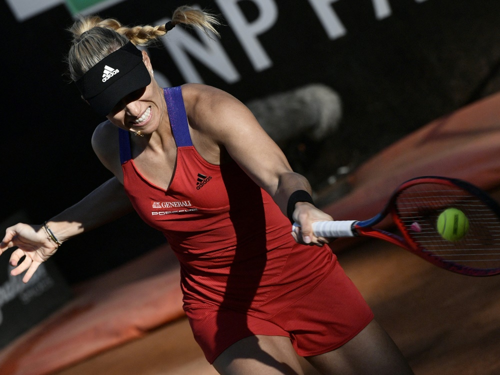 Angelique Kerber steht im Achtelfinale von Rom