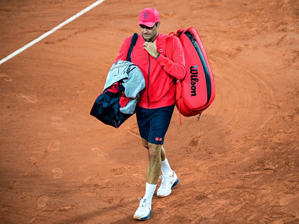 Schwerstarbeit in Runde drei: Roger Federer