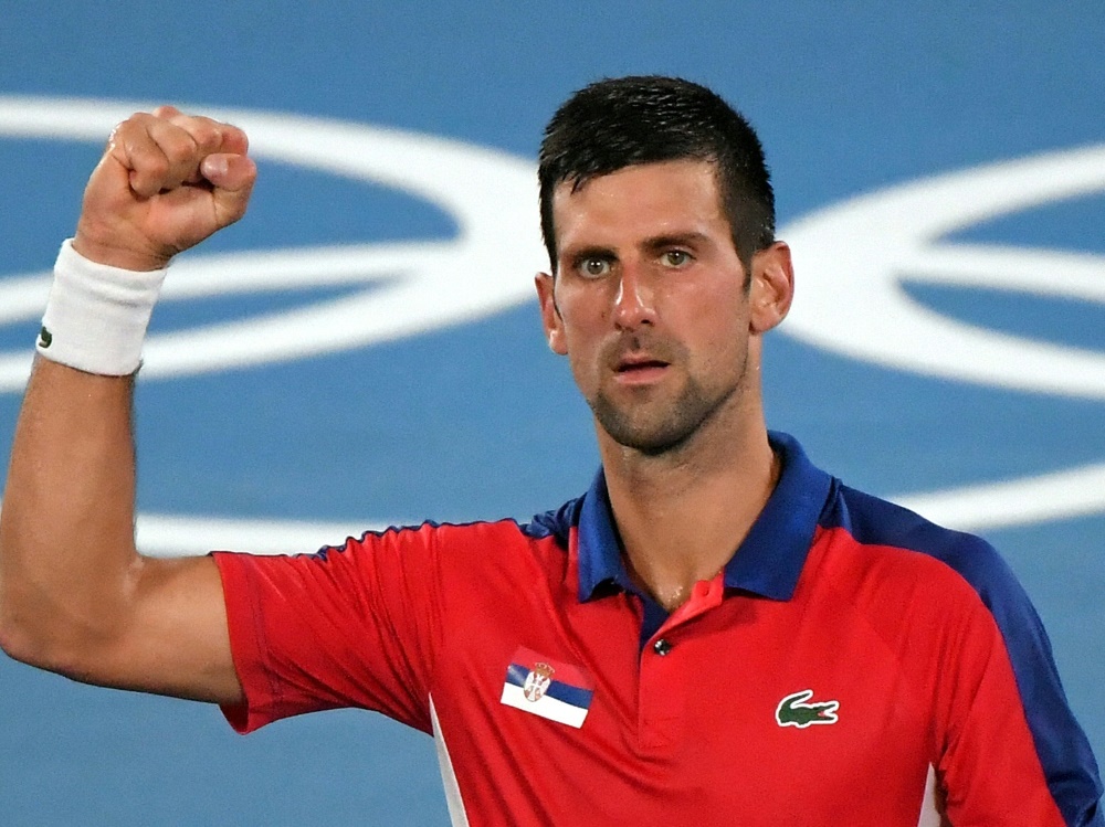 Im Halbfinale der Olympischen Spiele: Novak Djokovic