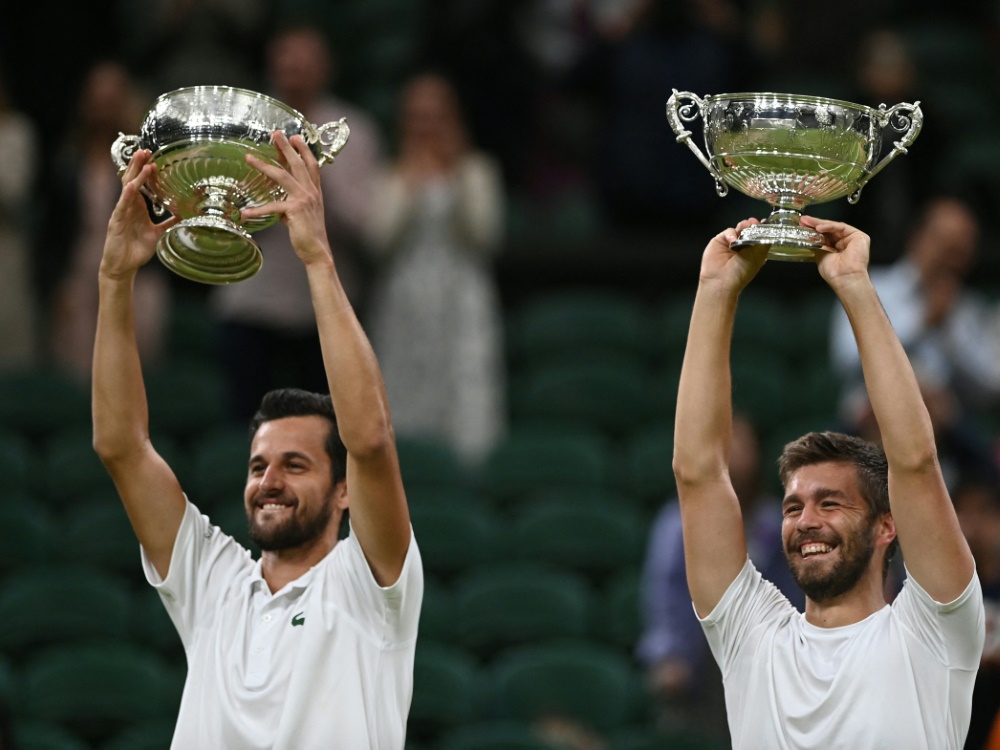 Mektic (r.) und Pavic stehen im Olympia-Finale