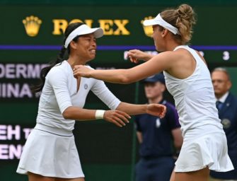 Wimbledon: Mertens und Hsieh gewinnen Doppel-Titel