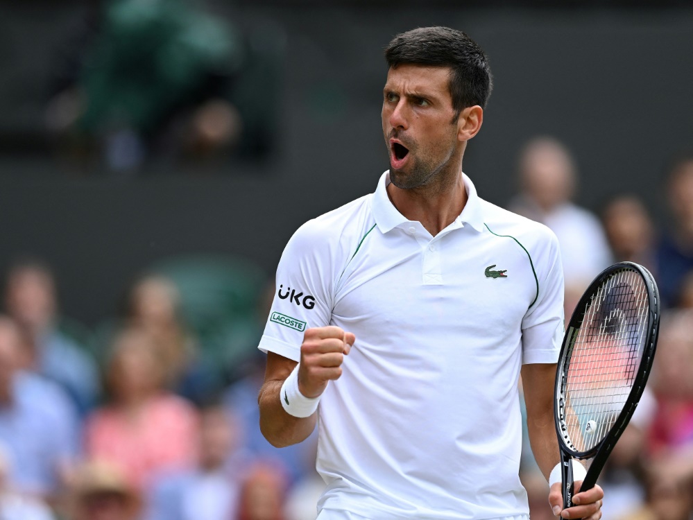 Novak Djokovic steht im Halbfinale von Wimbledon