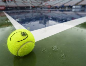 Regen beeinträchtigt Tennisturnier in Tokio