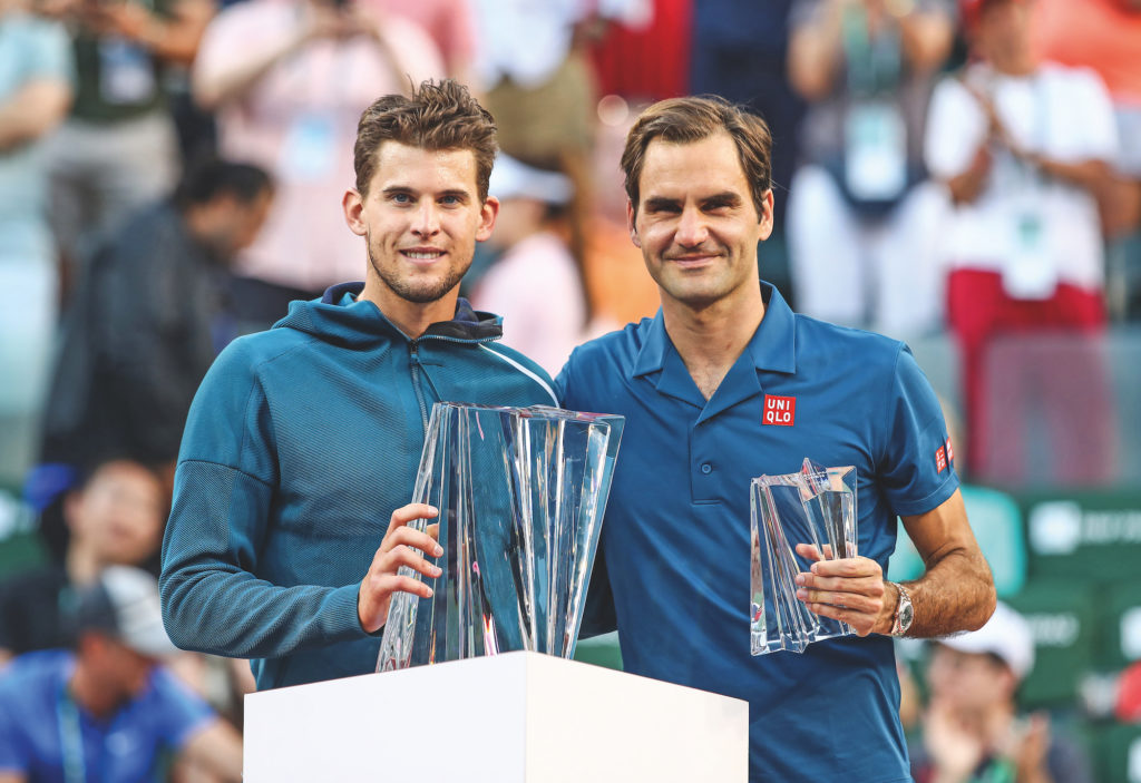 Dominic Thiem, Roger Federer