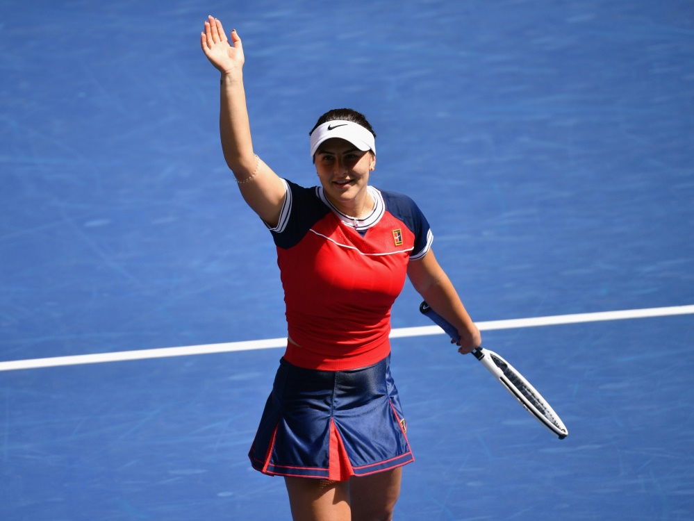 Bianca Andreescu erreichte das Achtelfinale