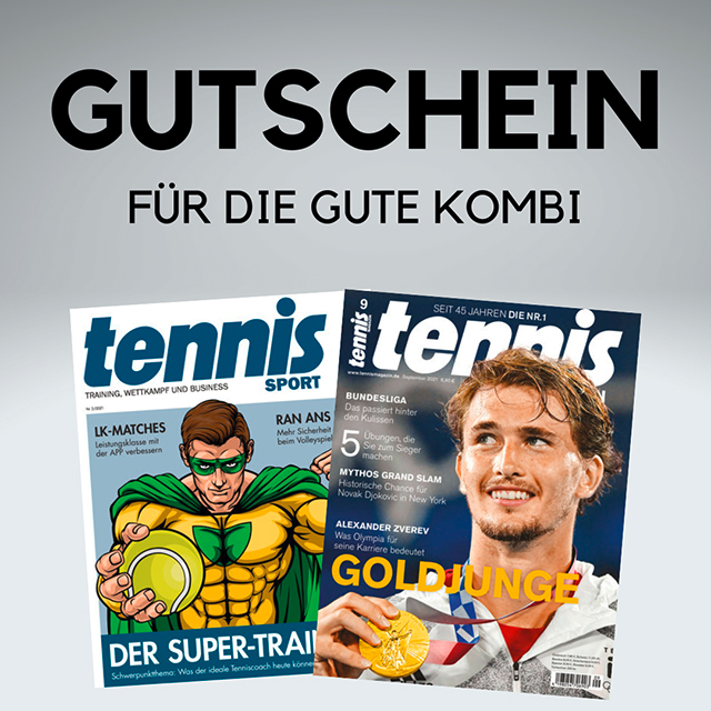 Gutschein tennis MAGAZIN-Abo