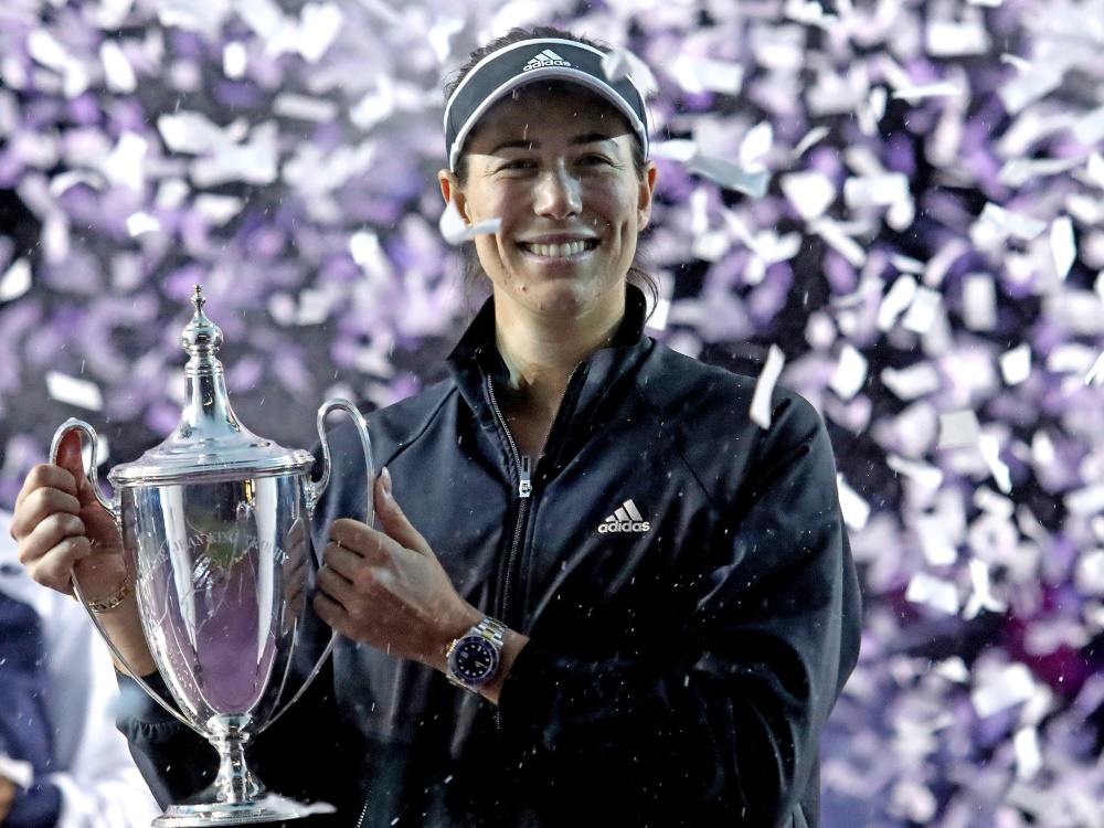 Garbine Muguruza gewinnt die WTA-Finals.