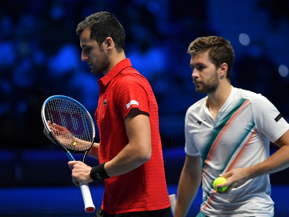 Mate Pavic (l.) und Nikola Mektic gewannen ihr Doppel