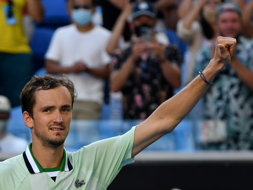 Daniil Medwedew hat das Achtelfinale erreicht