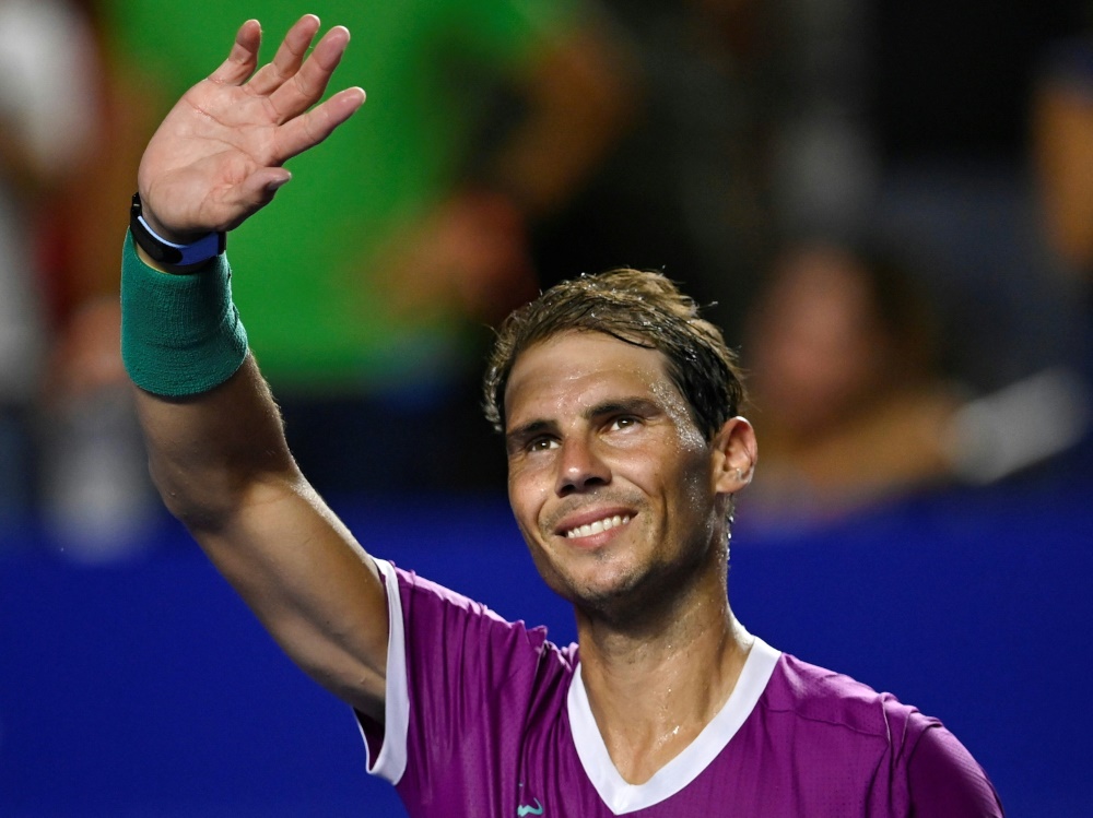 Rafael Nadal feiert seinen perfekten Saisonstart