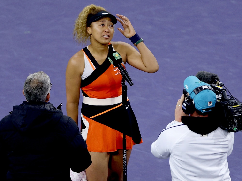 Naomi Osaka scheitert nach Zwischenruf eines Zuschauers