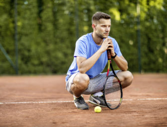 Keine Angst auf dem Tennisplatz