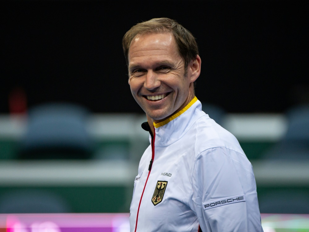 Rainer Schüttler im Vorfeld des Billie Jean King Cups