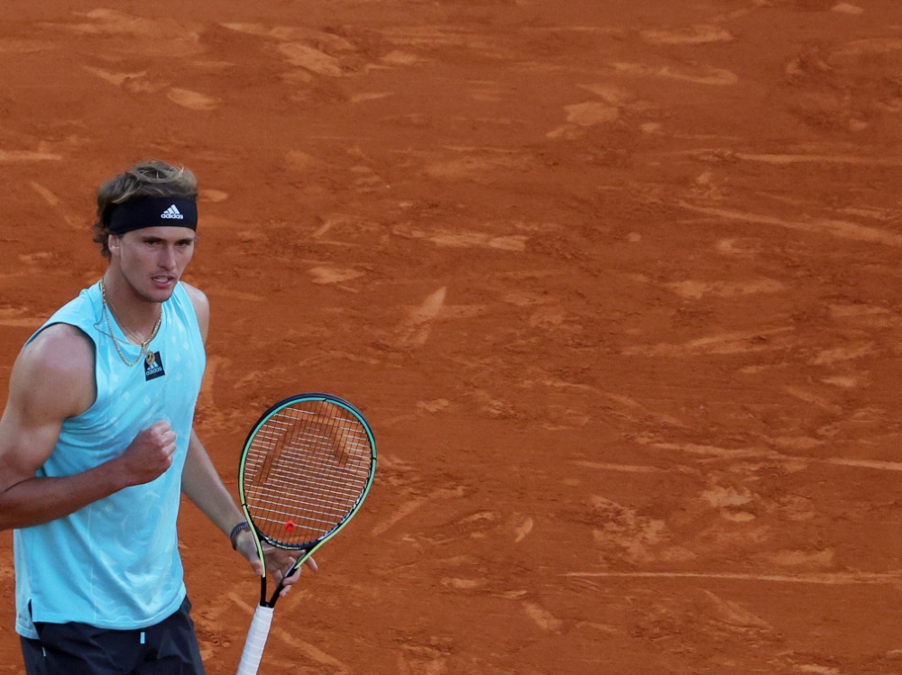 Zverev steht im Achtelfinale