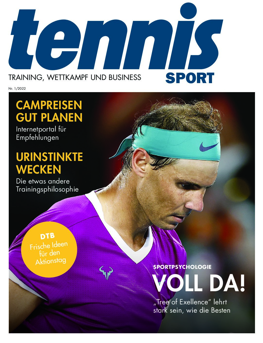 tennisSPORT 1/2022: Sportpsychologie – Voll da!