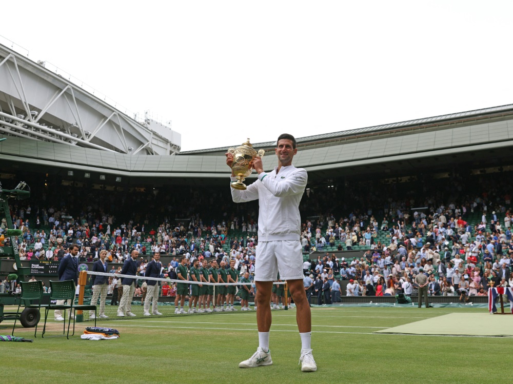 Djokovic triumphierte 2021 in Wimbledon